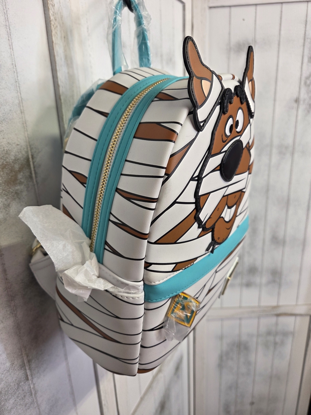 NWT Disney Loungefly Scooby-Doo Mummy Mini Backpack Halloween - Picture 3 of 9